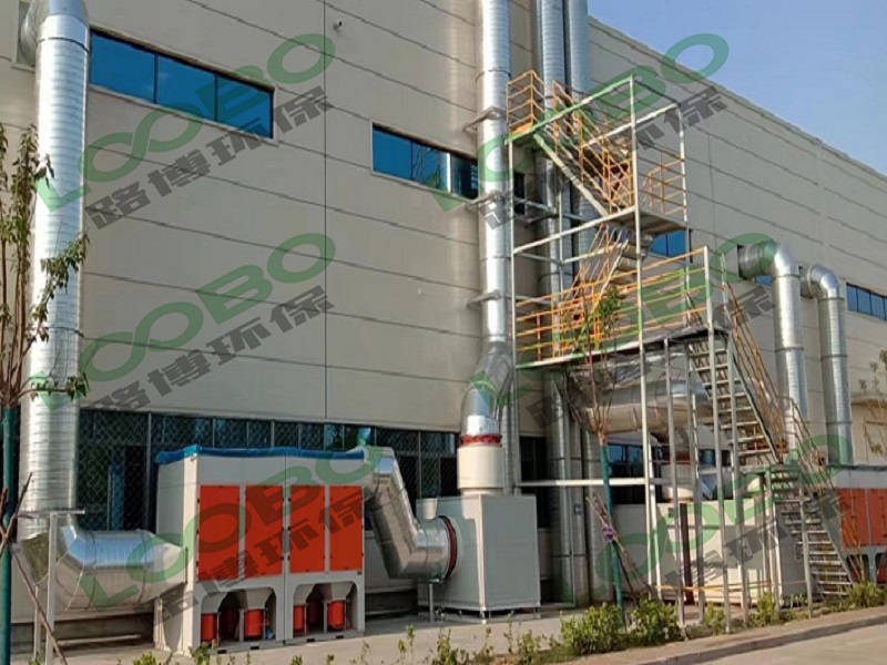 焊接线排烟除尘系统竣工-郑州某新能源企业